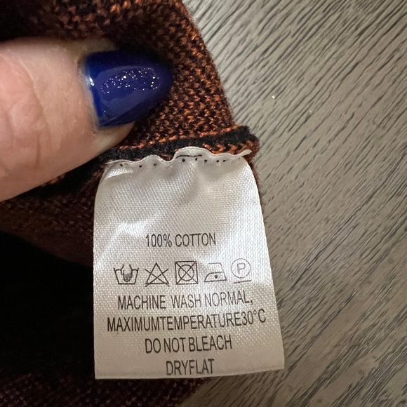 Oxknitstore Stay Groovy Short Sleeve Sweater Size S - Picture 4 of 5